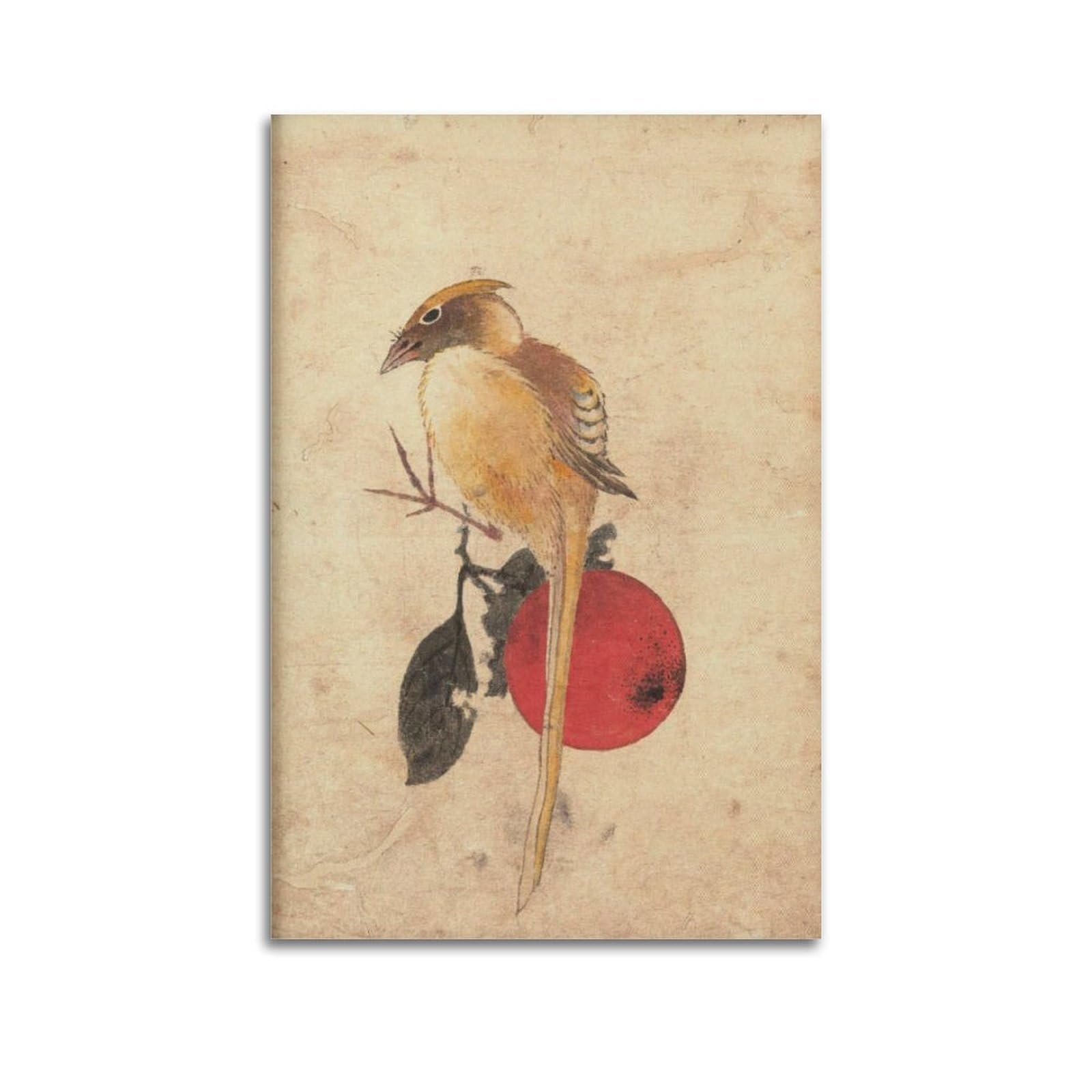 xiaoxiaoshen Hokusai Bird Japanese Woodblock Canvas Poster Wall Art Prints Room Aesthetic Murals Bedroom And Living Decorations 20x30inch(50x75cm)