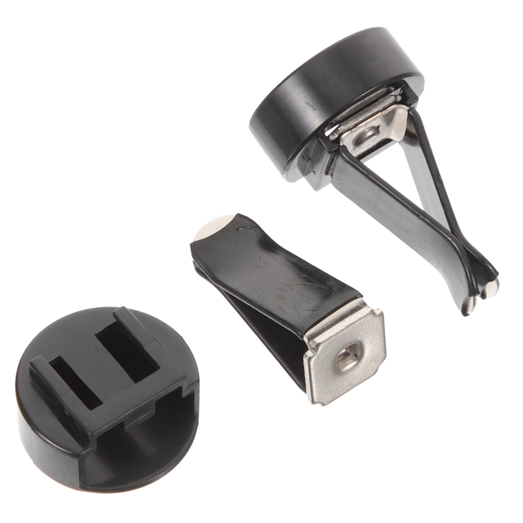 Clip Profumate per Auto 100 Pezzi Plastica, Fermaglio Aria per Diffusore | Nero, Accessori in Gesso Inclusi, Fissaggio Saldo sulla Bocchetta, Design Semplice per Festa Estiva