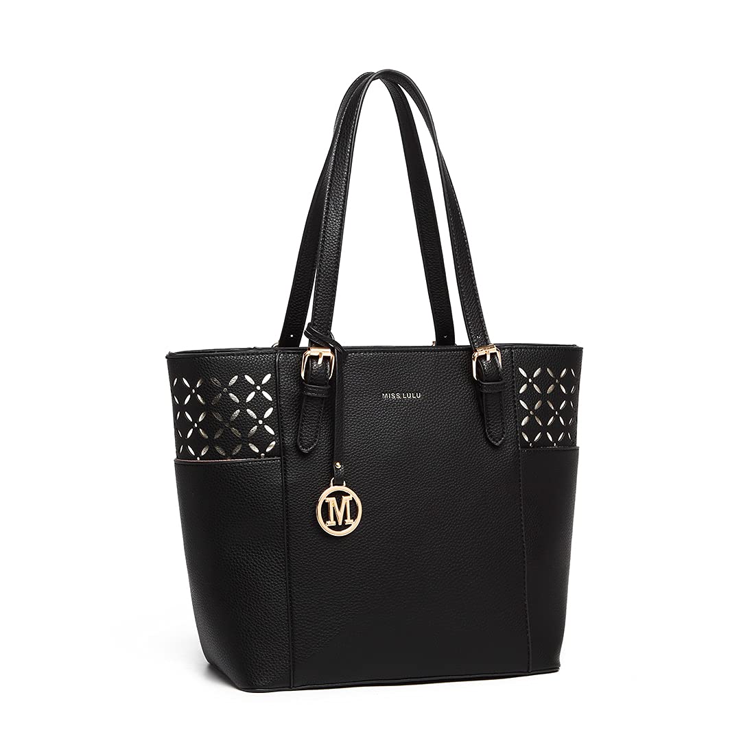 Miss Lulu Handbag Ladies Handle Bag Shopper Ladies Shoulder Bag Large Capacity with Adjustable Strap for Office, School and Everyday Use