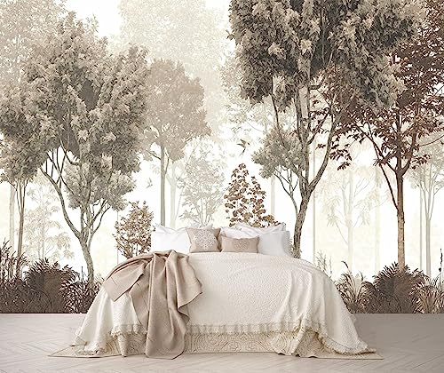 Carta Da Parati 3D Albero Vintage Paesaggio Carta Da Parati Camera Letto Moderna Fotomurali 3D Gigante Murale Decorazione