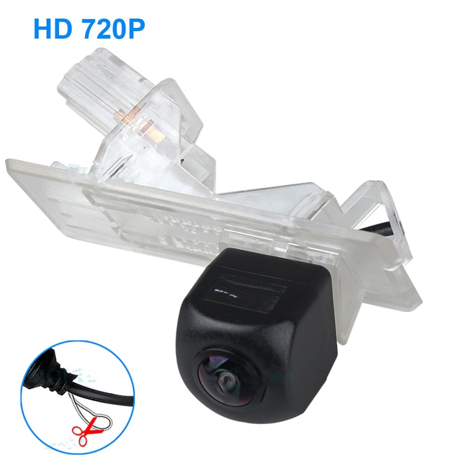 Samochodowa kamera cofania, zamiennik tylnej kamery samochodowej do Duster Dacia 2009-2019 Fluence 2012-2019 HS134 HS135, wodoodporny metalowy monitor sterowania samochodem, kamera cofania samochodu