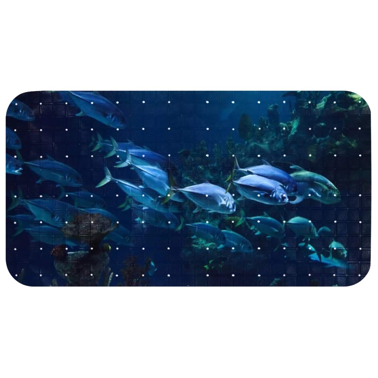 Tapis de bain antidérapant pour tout-petits avec ventouses Bennigiry