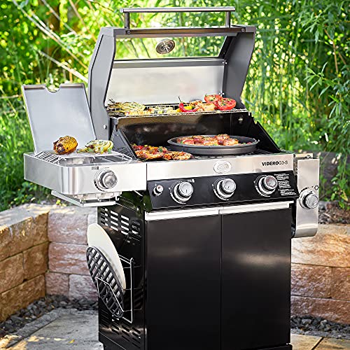 RÖSLE BBQ-Station Videro G3-S Vario+ 50mbar; schwarz; inkl. Abdeckhaube – Bild 6