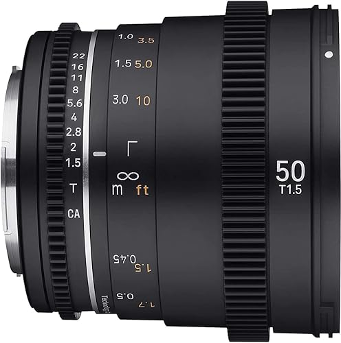 Miniatura 4 de Samyang 1.969 in T1.5 de alta velocidad Full Frame VDSLR MK2 Cine Lens para Canon EF