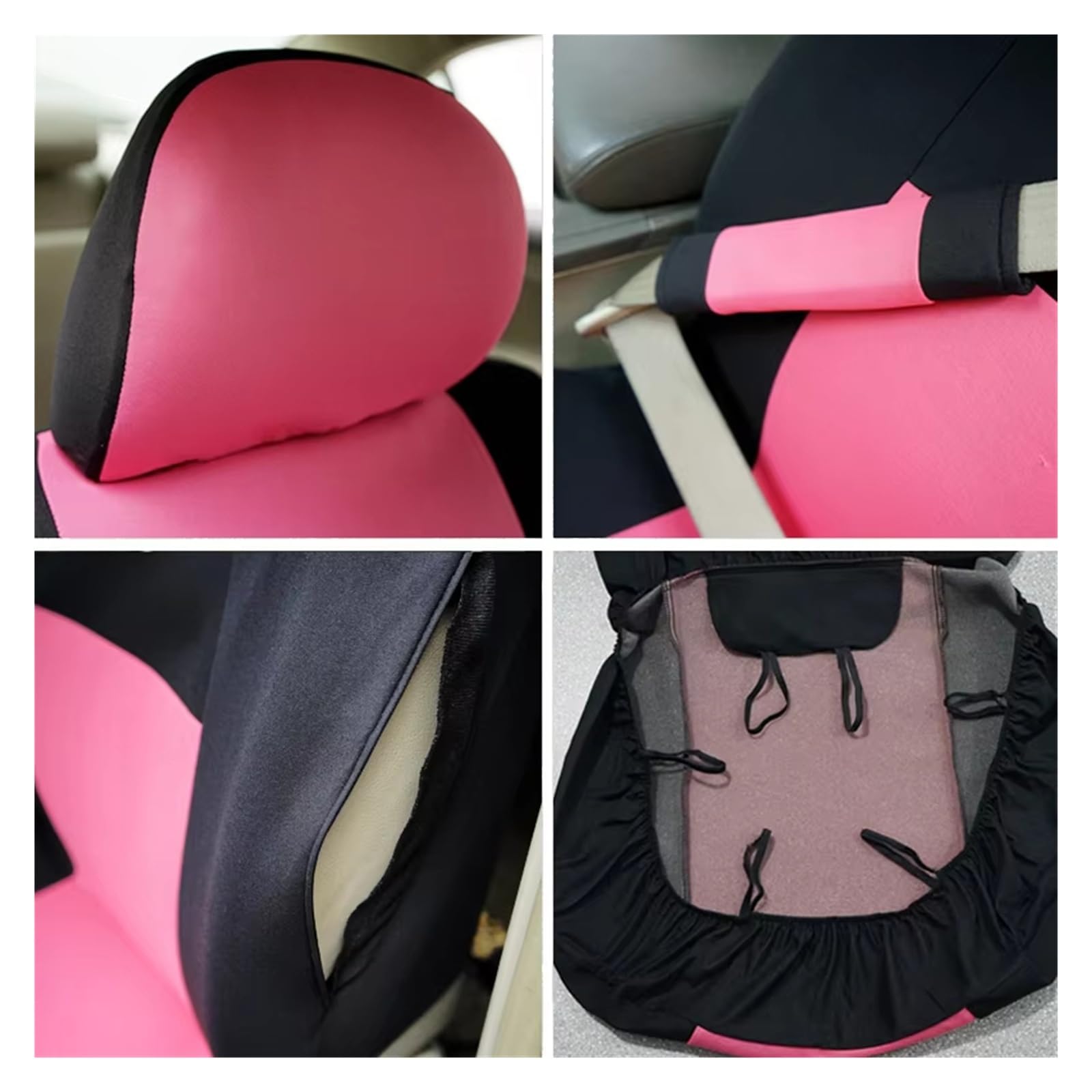Set Copri-Sedile Coprisedili Universali Per Auto Con Coprivolante Set Di Protezioni Per Le Spalle Per La Maggior Parte Dei Camion Suv(Blu)