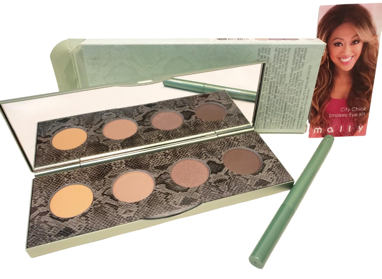 Mally CityChick Smokey Eyeshadow & Gel Eyeliner Kit - Tribeca Taupe