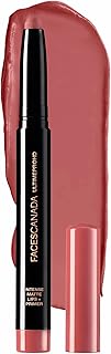 Faces Canada Hd Intense Matte Lipstick, Feather Light Comfort, 10 Hrs Stay, Primer Infused, Flawless Hd Finish, Made In Germany, Brown, Red, Pink, Purple, Nude Lip Color, Tea Rose, 0.05 Oz