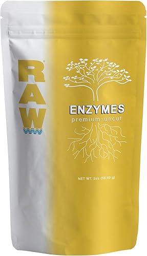 RAW Enzymes 2oz - Potente mezcla de enzimas vegetales para una mayor absorción de nutrientes y un desarrollo saludable de las raíces