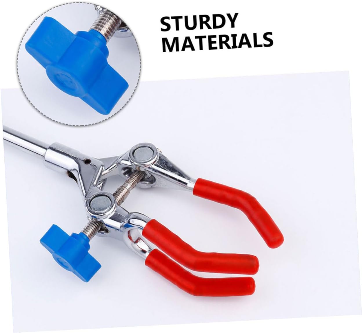 Adjustable Clamp for Lab Glassware 2pcs Flask Clamp Metal Flask Holder for Laboratory Use