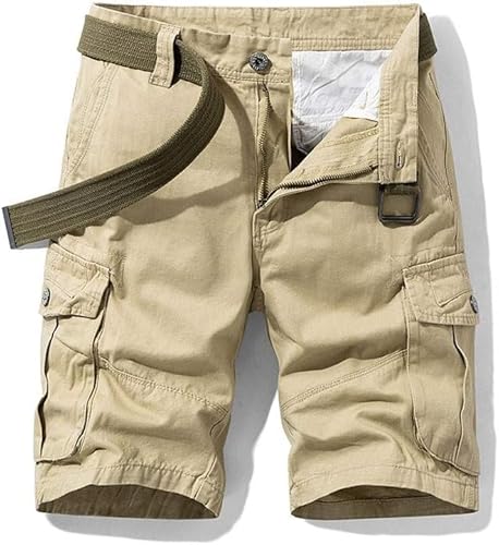 Generisch Shorts Cargo Kurze Hosen Herren Baumwolle Bermuda Sommer Cargohose (DE/NL/SE/PL, Alphanumerisch, XL, Regular, ...