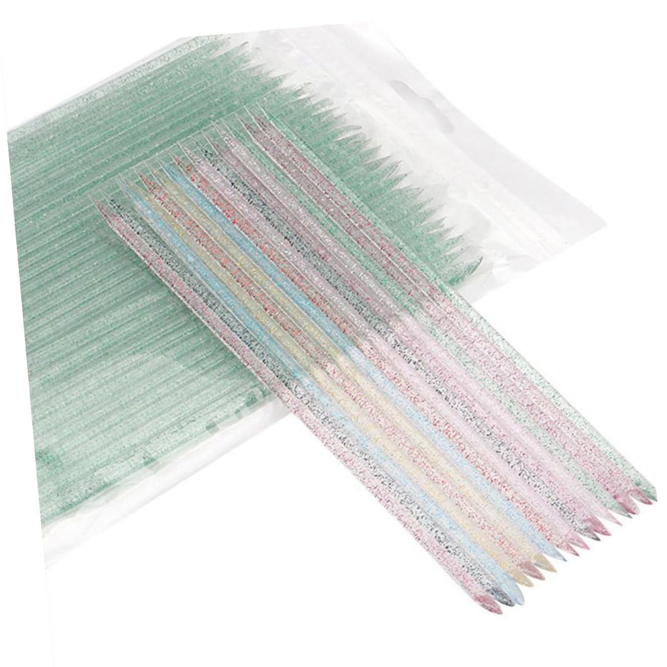 LIFKOME Professional Manicure Kit 400pcs Plastic Cuticle Sticks Nail Dotting Tools Nail Art Supplies Cleaning Sticks Manicure Tools