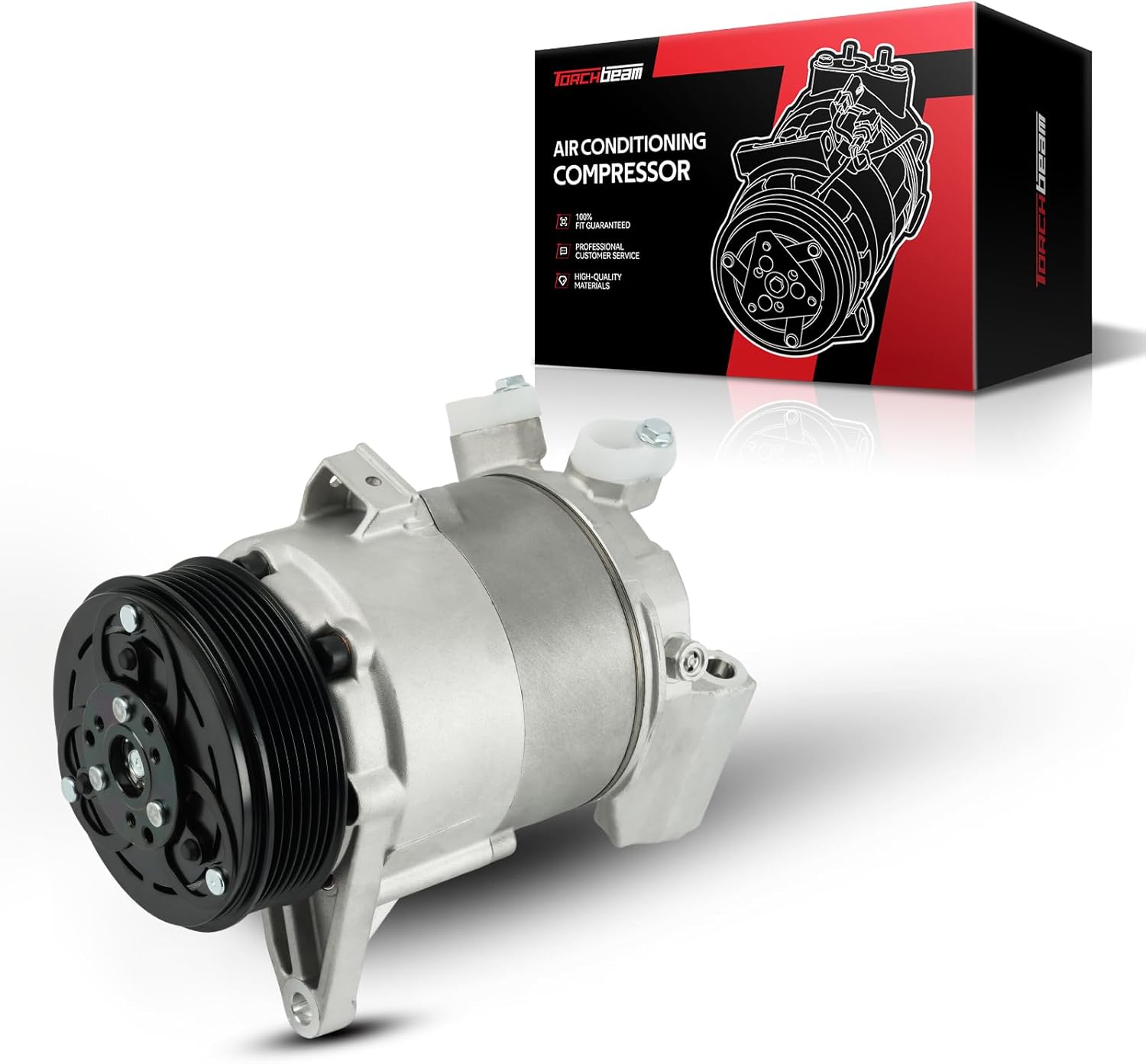 Torchbeam AC Compressor with Clutch for Nissan Maxima and Compatible 3.5L Models