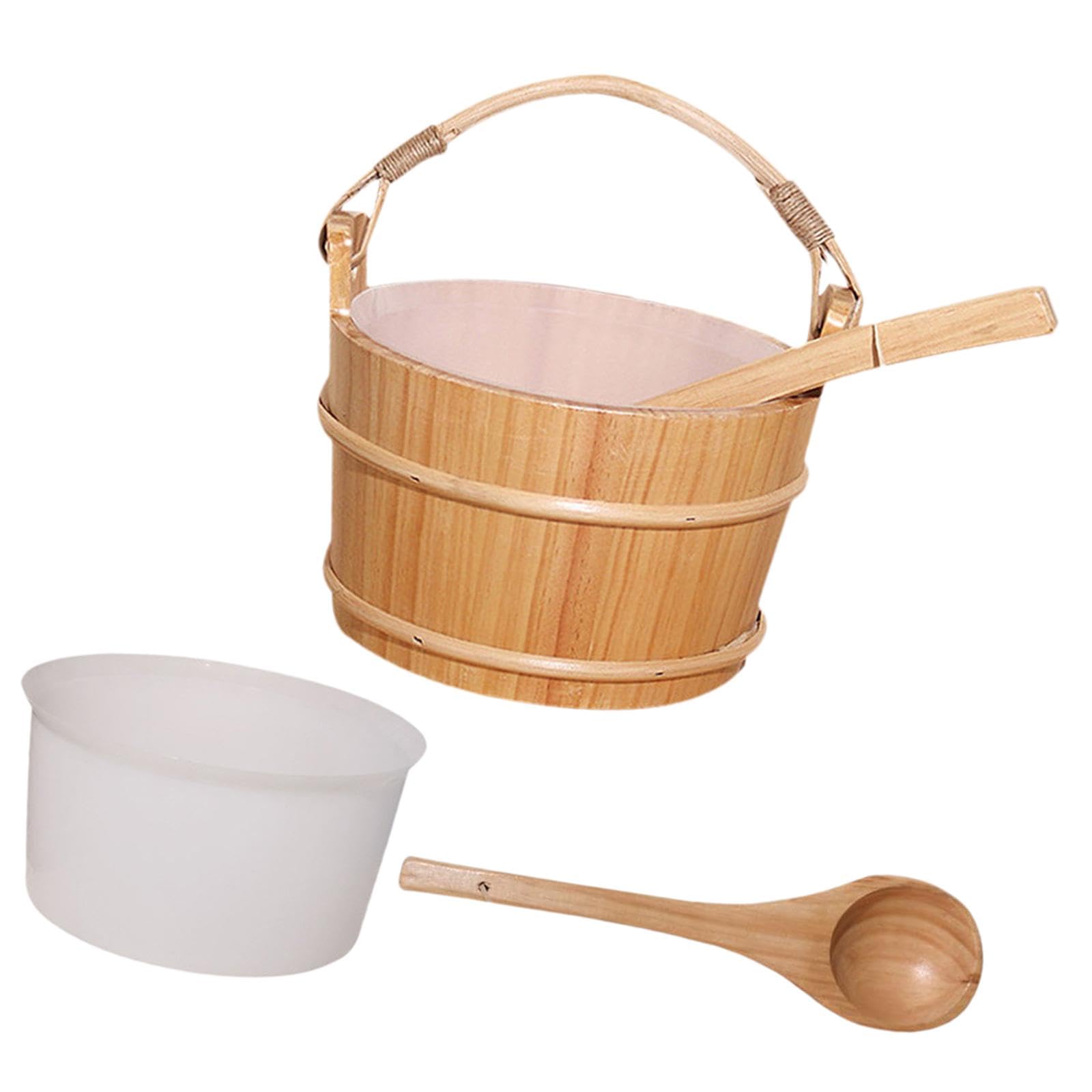 Meadawgs®& Wooden Sauna Bucket with Ladle Sauna Accessories for Bathtub Bathroom Houses|Home & Garden | Yard, Garden & Outdoor Living | Pools & Spas | Sauna Parts & Accessories-picture-22