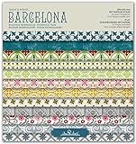 Diseñado para uso fácil. Scrapbook Barcelona - Pad 8’’-203mm // Kit papeles para scrapbooking
