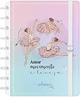 Planner Inteligente 2026 Iscool Disc Datado Voalá Romantic Bailarinas