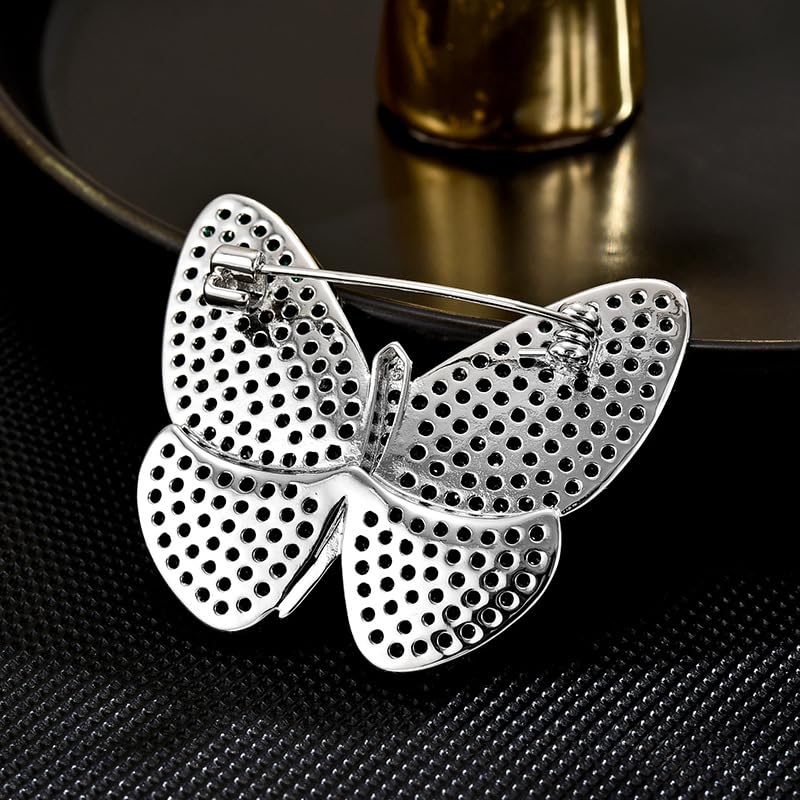 Image of Animal Brooches for Women Pearl Rhinestones Animal Brooch Pin Cute Animal Jewelry Gift for Wife Mom Girlfriends