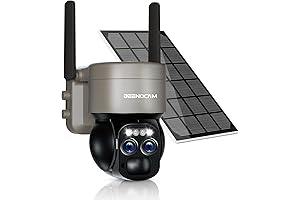 Wireless 4K Security Camera with Dual-Lens