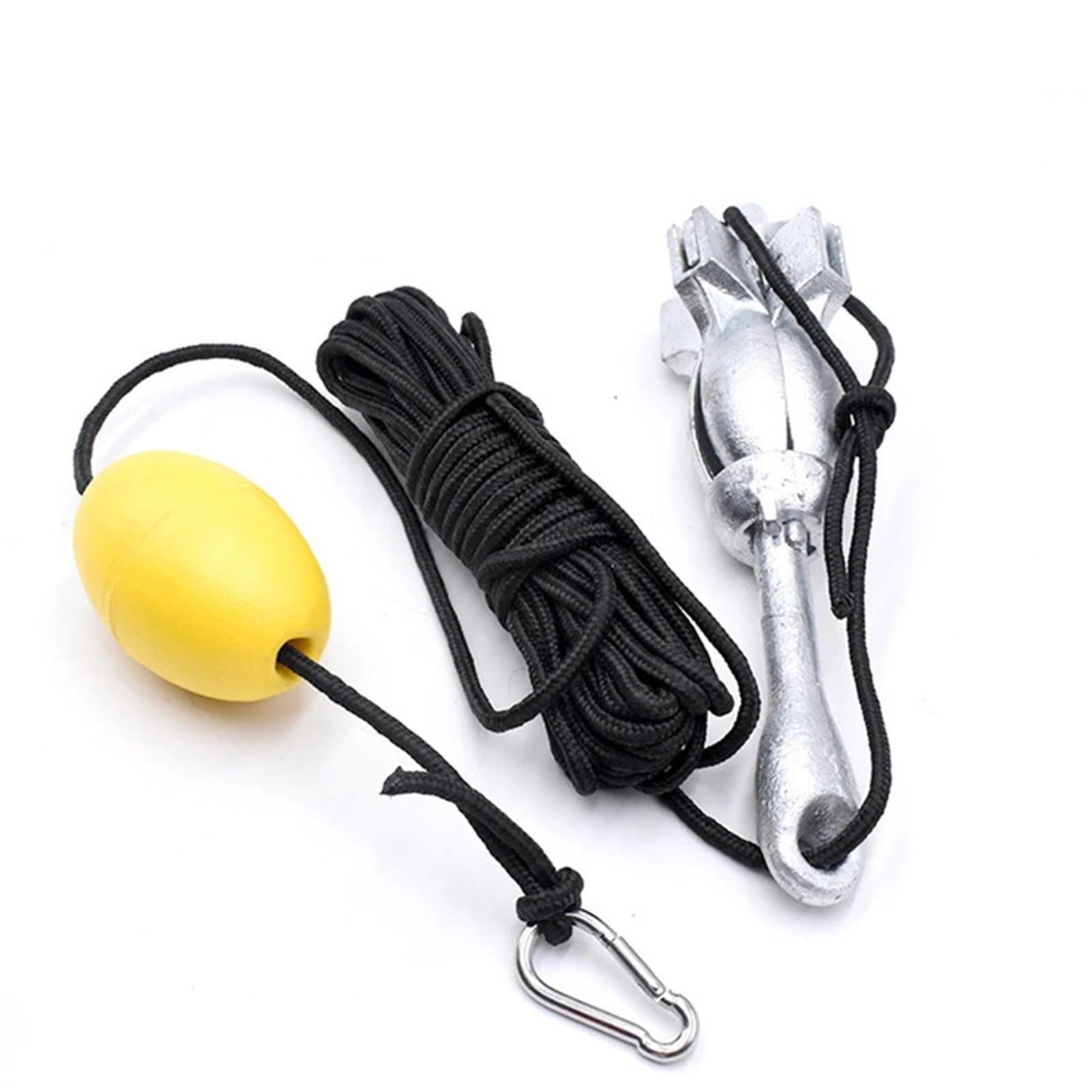 Soywim Groen Mooring Rope, Anchor 3.5 Lb Folding Marine For Fishing S Small Boats Canoes Paddle Board With Rope And Buoy Storage Bag(Groen)