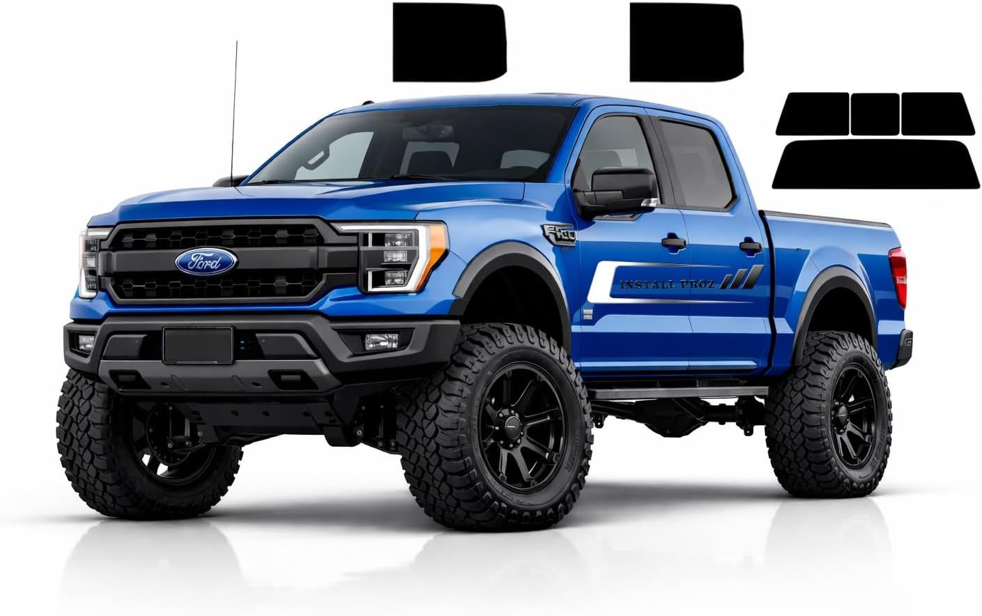 Ceramic Precut Window Tint Kit for Ford F-150 Truck - (2 Front Windows)