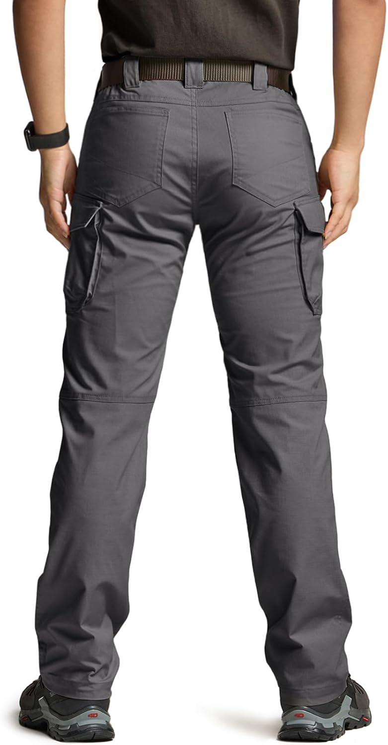 CQR Women's Flex Stretch Tactical Pants, Water Resistant Ripstop Cargo Work Pants with Pockets for Outdoor & Hiking - Image 2