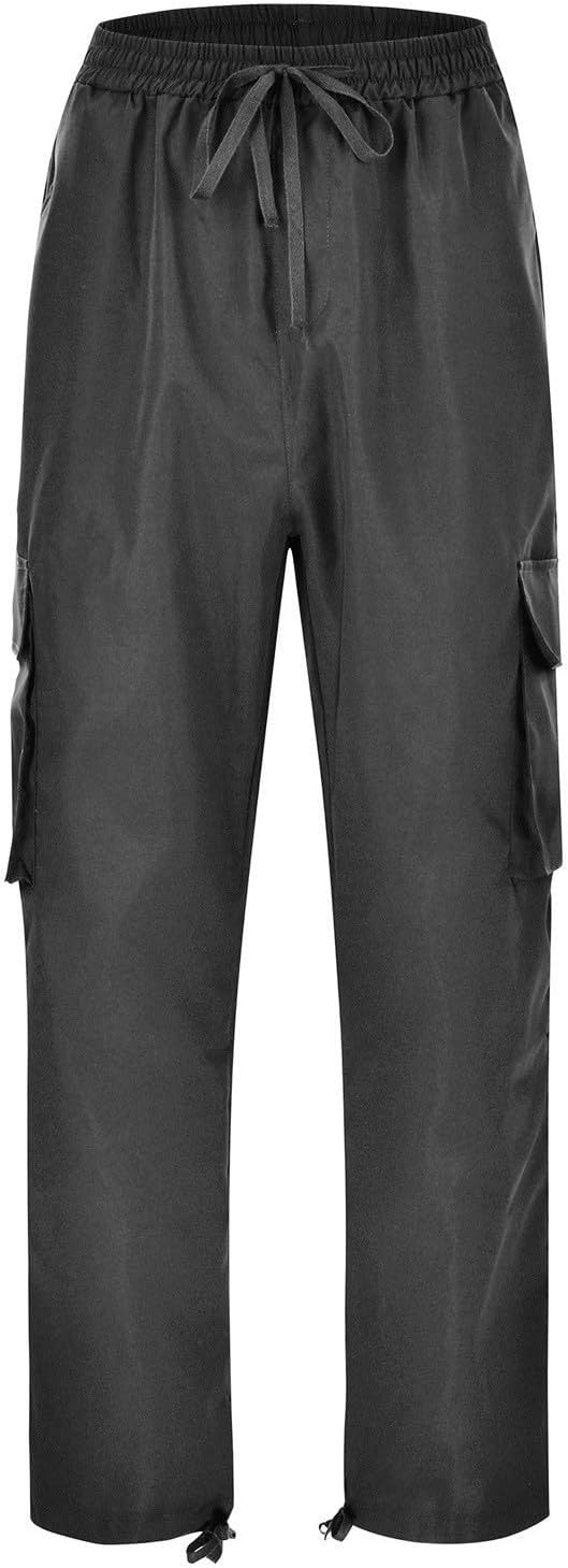 Men's Cargo Sweatpants Baggy Loose Drawstring Elastic Athletic Jogger Sweat Pants, S-5XL