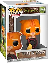 Candide, Funko POP! Gato de Botas, Shrek 30 Anos, DreamWorks - 9 cm