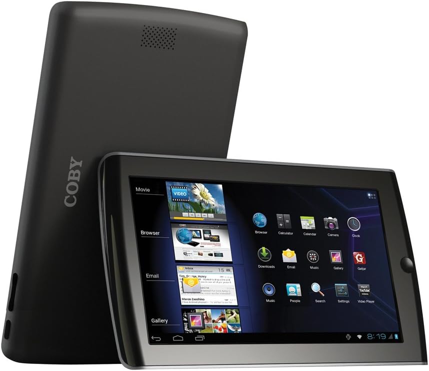 Coby Kyros 7-Inch Android 4.0 4 GB Internet Tablet 16:9 Resistive Touchscreen, Black MID7034-4