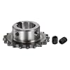 uxcell ISODIN 06B-1 Roller Chain Sprocket B Type 25mm Bore, 38 Pitch, A3-Steel Single Strand Roller Sprocket Hardened 20 Tooth