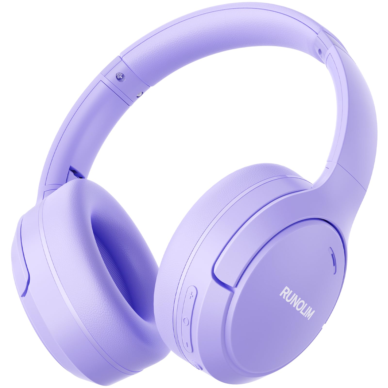 RUNOLIM Active Noise Cancelling Headphones, Wireless Bluetooth Over Ear