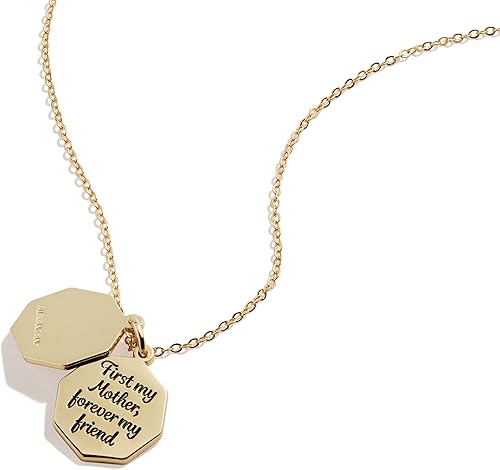 Miniatura 2 de 'First My Mother, Forever My Friend' Slider Charm Necklace