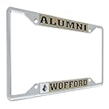 Desert Cactus Wofford College Car Accessories Terriers Metal License Plate Frame and Tag Holder for Front or Rear of Car (Alumni)