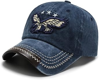 Eagle Cap Embroidery Eagle Baseball Cap Patriotic Eagle hat Trucker Cap