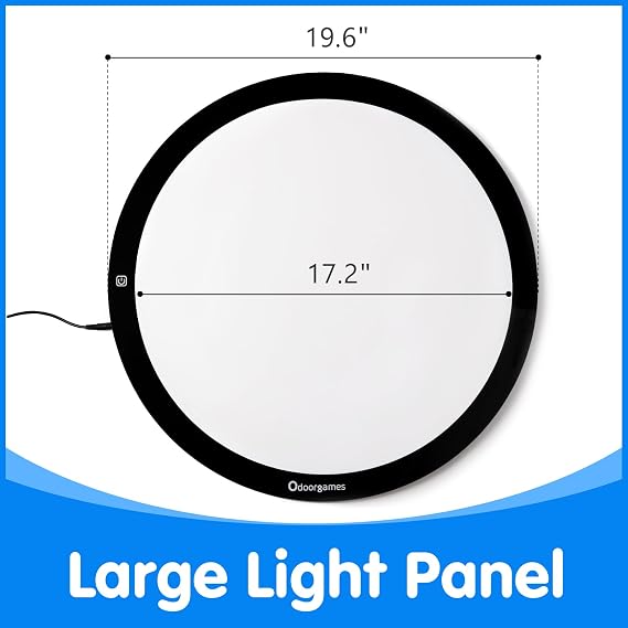 Round LED Light Panel for Preschool and Classroom
