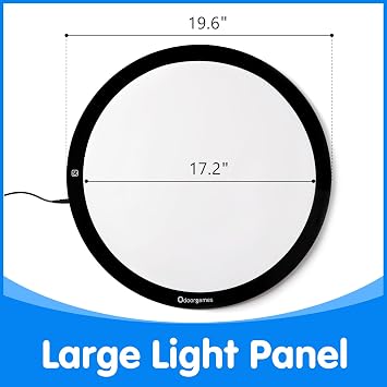 Round LED Light Panel for Preschool and Classroom