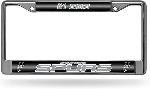 Vista 17 de NBA Bling Chrome License Plate Frame with Glitter Accent