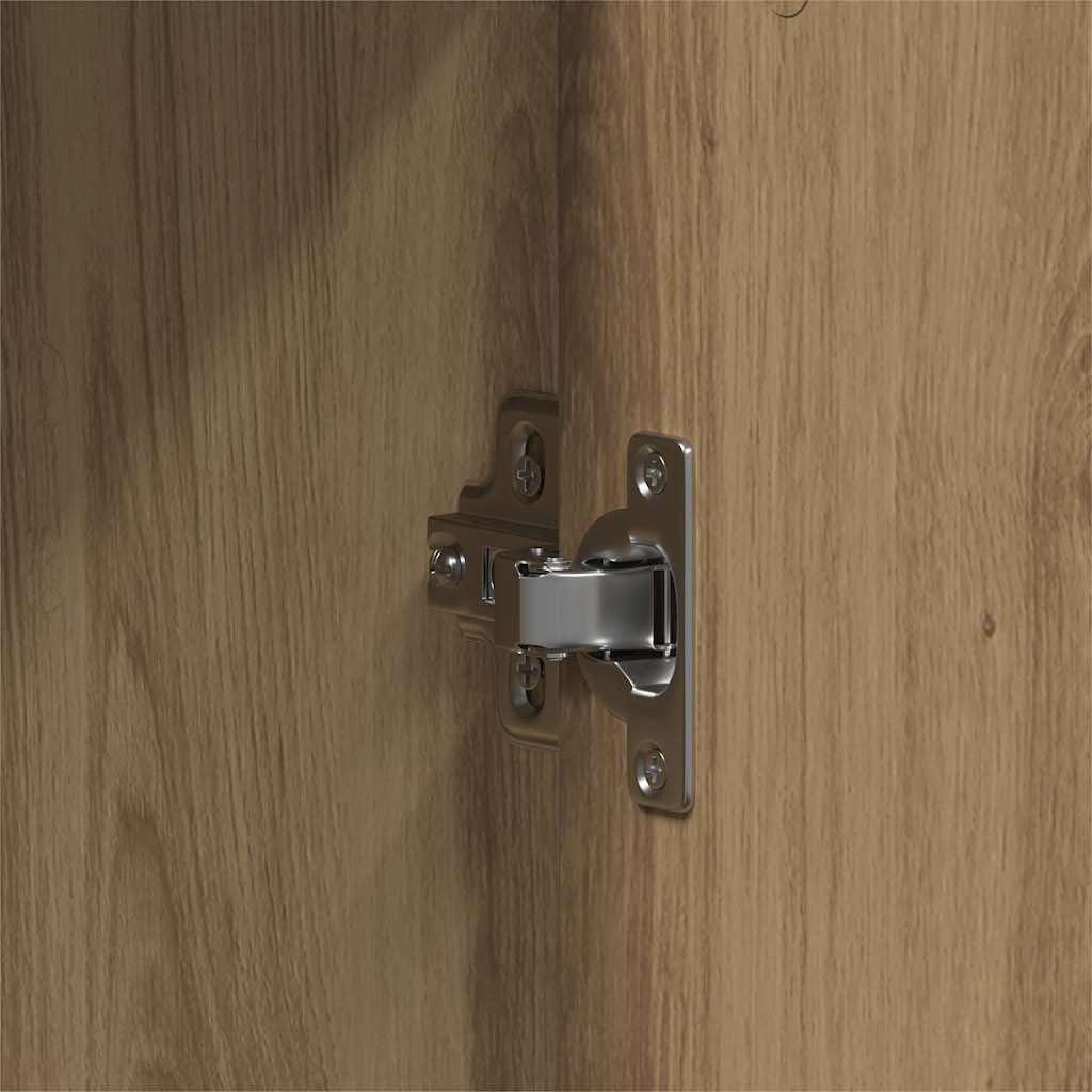 Refined Armario Roble Artesanal 55 x 25 x 189 cm Madera de ingeniería