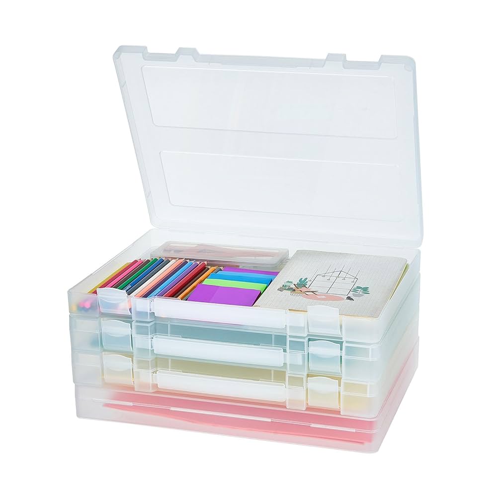 Amazon | Mickiewicz 大型A4用紙書類ボックス アートサプライ