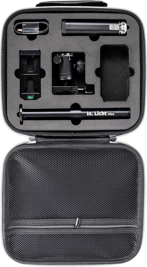 Accessory Package for In.Licht Ultra Handheld Light Meter – Optimal Additions for Precise Light Measurements, Lux Meter Readings, Light Meter Photography, and Spectrometer Accuracy