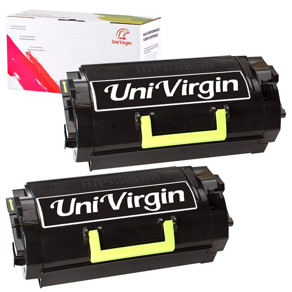 UniVirginRemanufactured Toner Cartridge Replacement for 51B1H00 Toner Cartridge for use in Lexmark MS 417dn 517dn 617dn MX 417de 517de 617de Printers(Black,2-Pack)