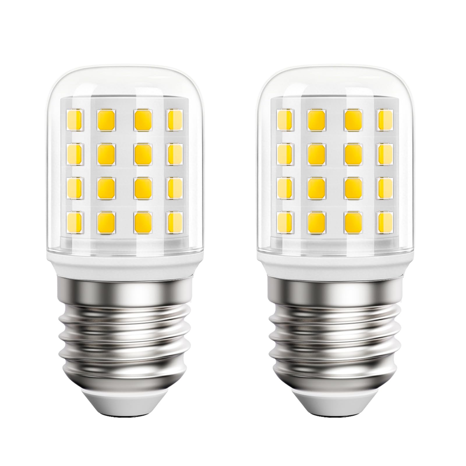 DiCUNO E27 LED Corn Light Bulbs 4W=60W, Natural White 4000K, 740LM, 2Pcs