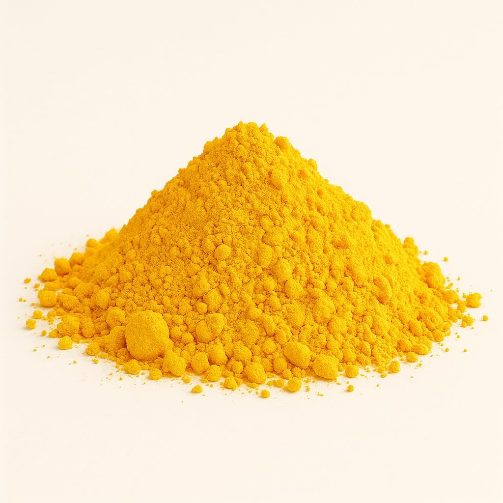 Amber Yellow – Warm Ceramic Pigment for Creative Pottery Designs Underglaze Colors for Making Color Ceramic glazes or Mixing with Slip/Clay Earthenware Stoneware Porcelain (1 Lb (450 Grams))