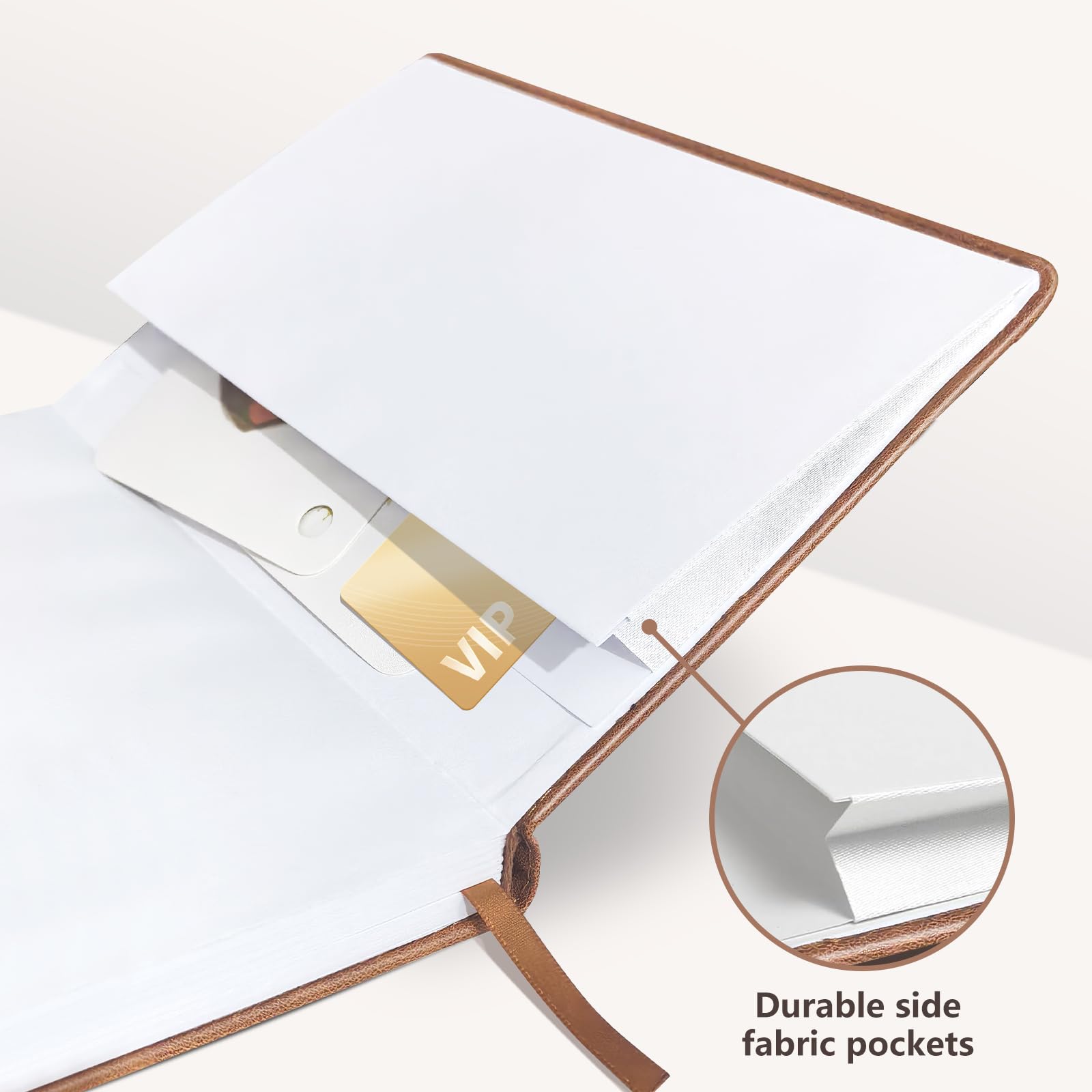 Notatnik w linie, dla kobiet i mężczyzn, 256 stron, rozmiar M 14,5 x 20,3 cm – gruby papier 100 g/m², skórzany notatnik w twardej okładce, do pisania, pracy, szkoły, notatnika, brązowy
