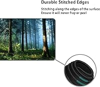 Vista 9 de MIBITRI Juego de alfombrillas para mouse y teclado, alfombrilla de mouse extendida para juegos + soporte ergonómico para reposamuñecas para teclado