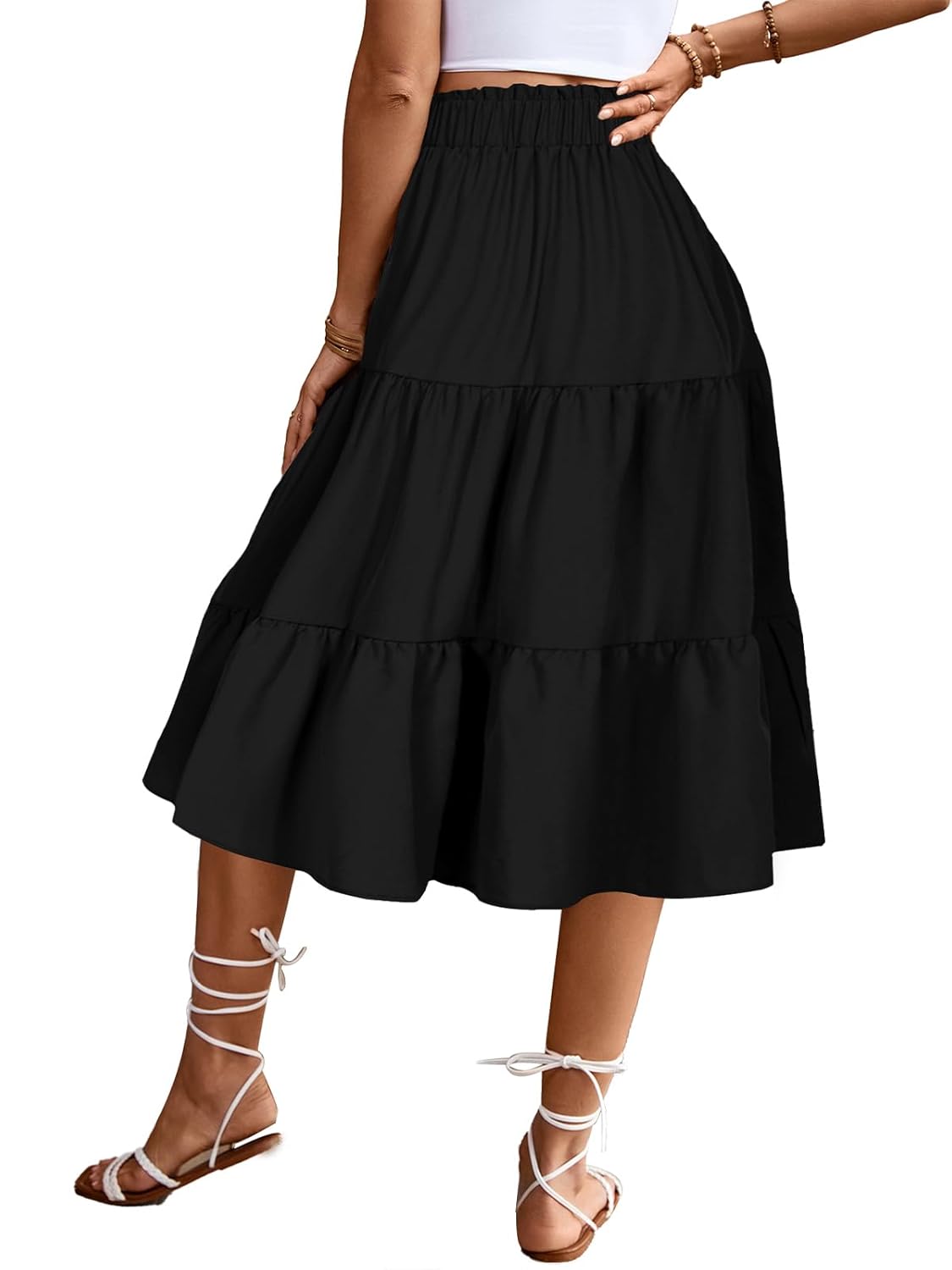 Saia midi feminina cintura alta elástica casual verão na moda gravata frontal rodada babados floral saia evasê DJ626 em promoção! Veja a oferta e mais achadinhos de Saias 8 Hoje é o melhor dia para comprar Saia midi feminina cintura alta elástica casual verão na moda gravata frontal rodada babados floral saia evasê DJ626 com aquele preço maroto! Promoção! Aproveite a oferta! 8