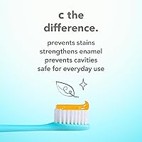 Vista 6 de Hello Pasta de dientes blanqueadora con vitamina C y flúor, pasta de dientes blanqueadora sin SLS, hasta 2 tonos más blancos, sin peróxido, segura