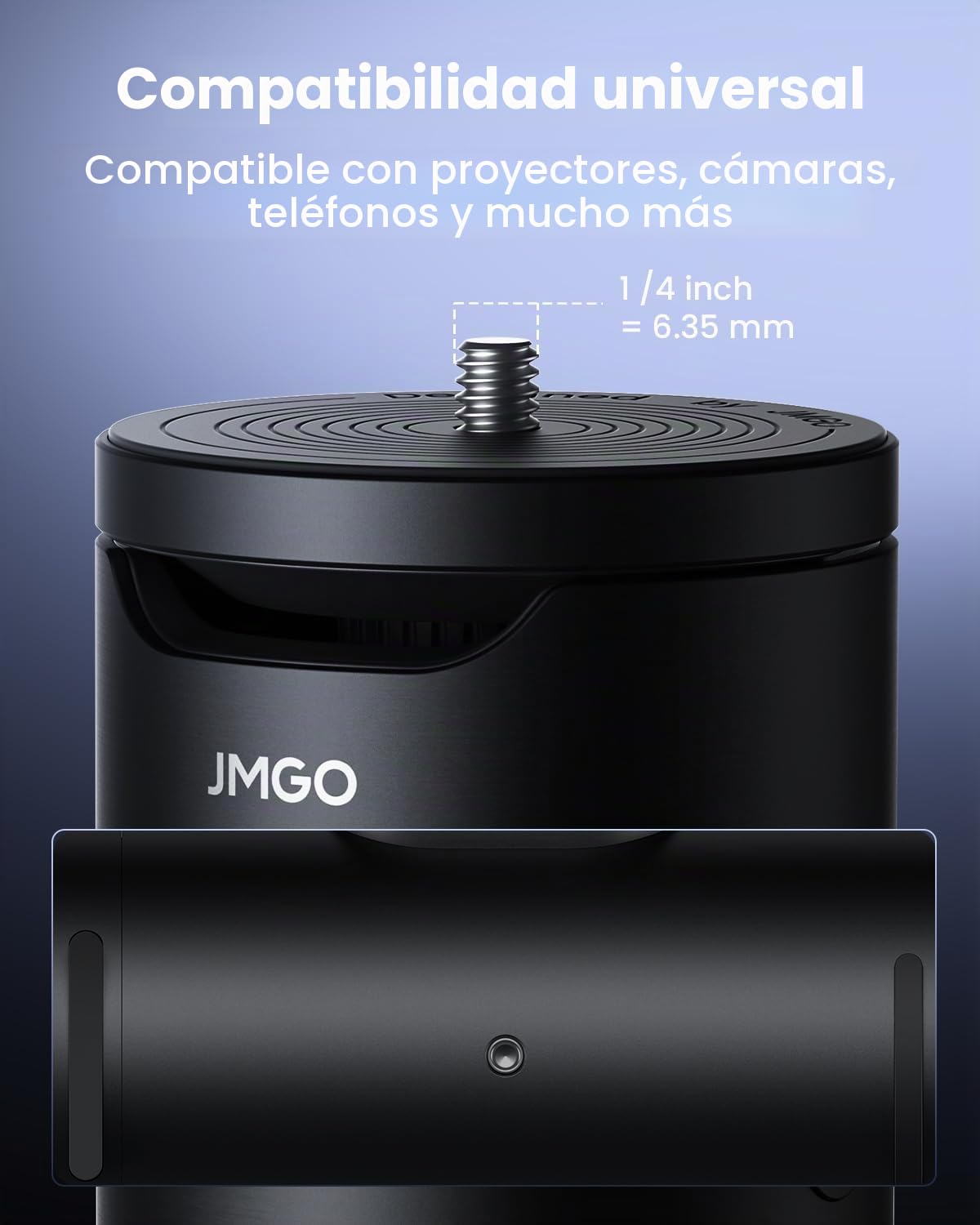 JMGO Proyector Power Bank Trípode para PicoPlay/PicoPlay+/PicoFlix/N1S Nano | Cargador portátil de 20 000 mAh y 65 W con Soporte Ajustable en Altura e inclinación para Exteriores y Viajes