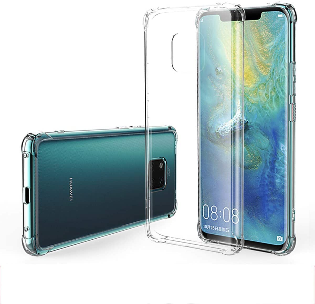 EMODILCase for Huawei Mate 20 Pro Cover Back Air Cushion Soft Silicone Shockproof Anti-Scratch Protective Bumper Shell Corner for Huawei Mate 20 Pro ®