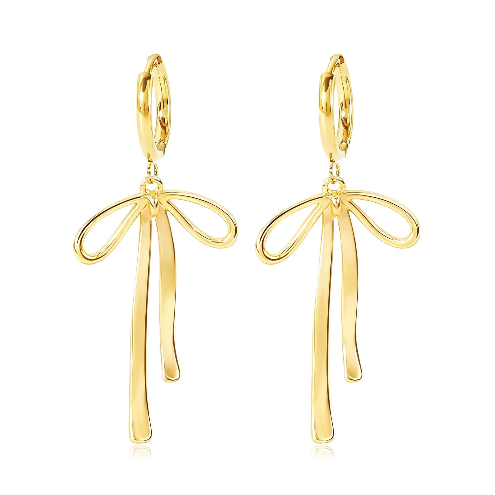 Bow Earrings for Women Sparkly Rhinestone Bow Stud Earrings Jewelry Gifts