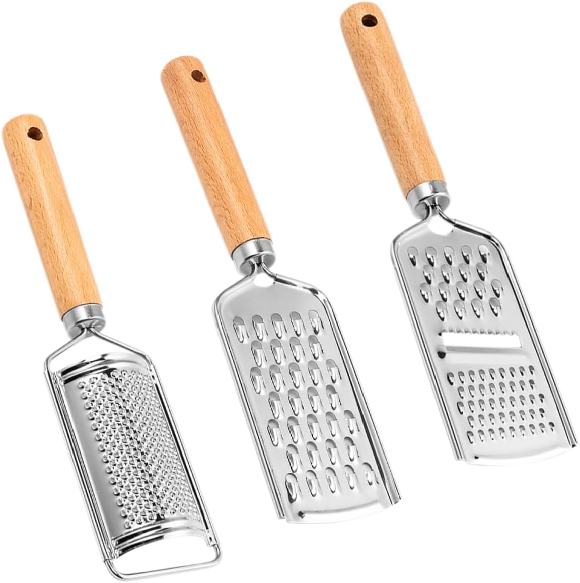 12pcs Stainless Steel Cheese Grater Multi-functional Kitchen Tool Easy Slicing Cleaning