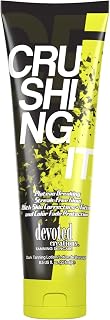 Devoted Creations Crushing It Dark Tanning Lotion 8.5 oz - DHA Free Bronzer, Streak-Free Dark Glow for Sensitive Skin